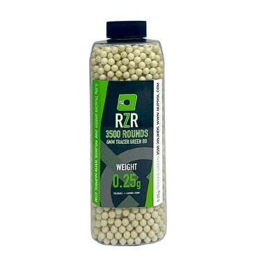 0.25g RZR Green Tracer BBs - 3500