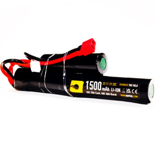 11.1v 1500mAh 20C LI-Ion Nunchuck Battery - Deans Connector