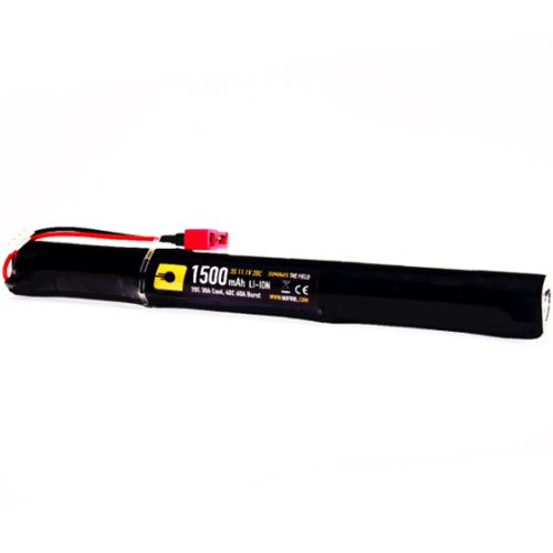 11.1v 1500mAh 20C LI-Ion Stick Battery - Deans Connector