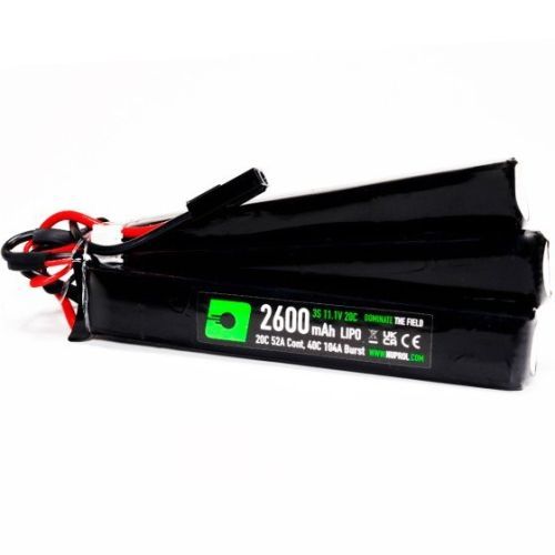 11.1v 2600mAh 20C Li-Po 3-Leg Battery - Deans Connector