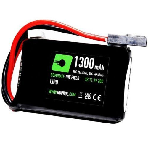 Power 1300mAh 11.1v 20C PEQ Micro LiPo Battery
