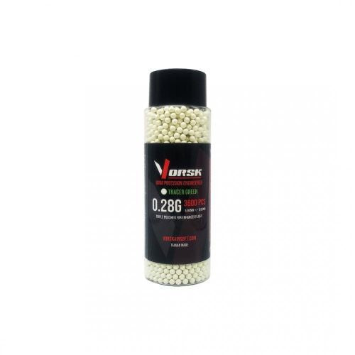 0.28g BB Green Tracer Ammunition - 3600rnd
