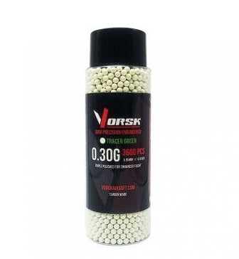0.30g BB Green Tracer Ammunition - 3600rnd
